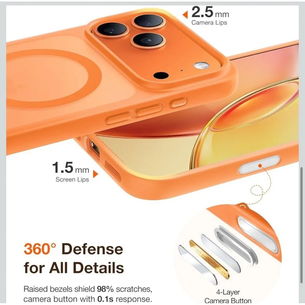TORRAS Stronger Magnetic Case for‎ iPhone 17 Pro Max 6.9